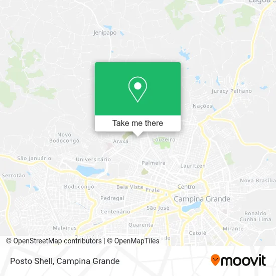 Posto Shell map