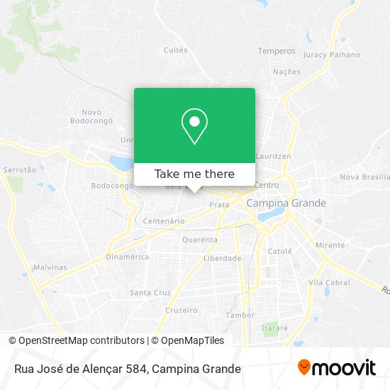 Mapa Rua José de Alençar 584
