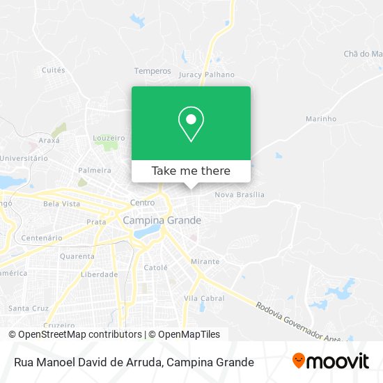 Rua Manoel David de Arruda map