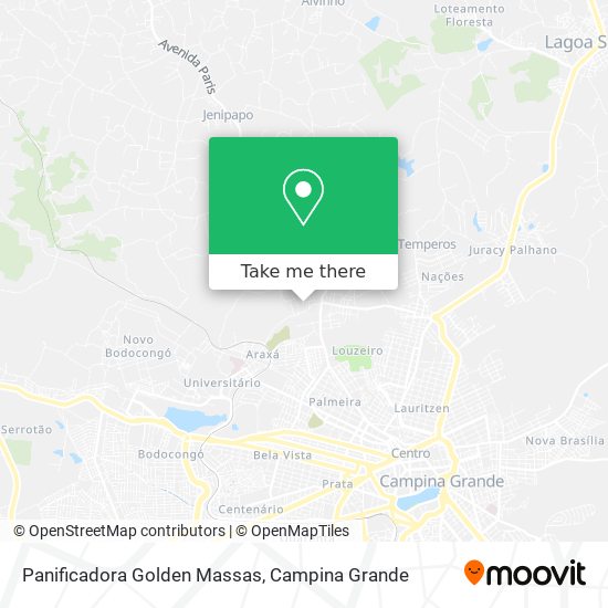 Panificadora Golden Massas map