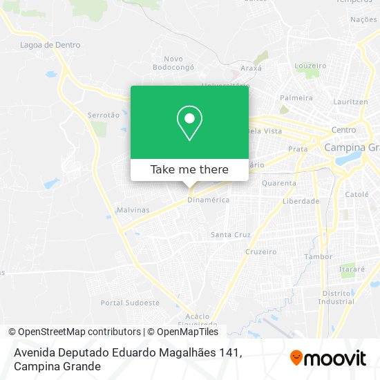 Avenida Deputado Eduardo Magalhães 141 map