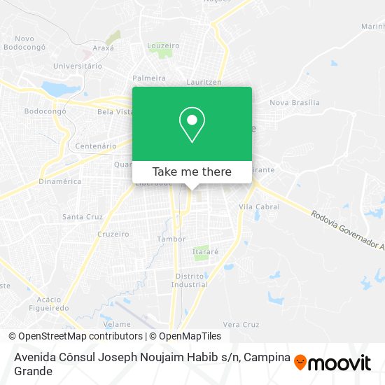 Avenida Cônsul Joseph Noujaim Habib s / n map