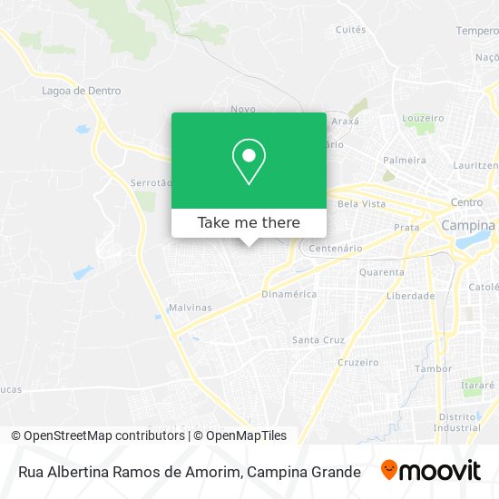Rua Albertina Ramos de Amorim map