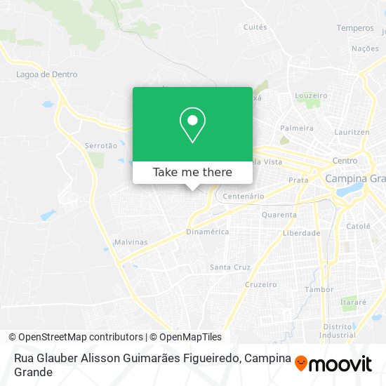Mapa Rua Glauber Alisson Guimarães Figueiredo