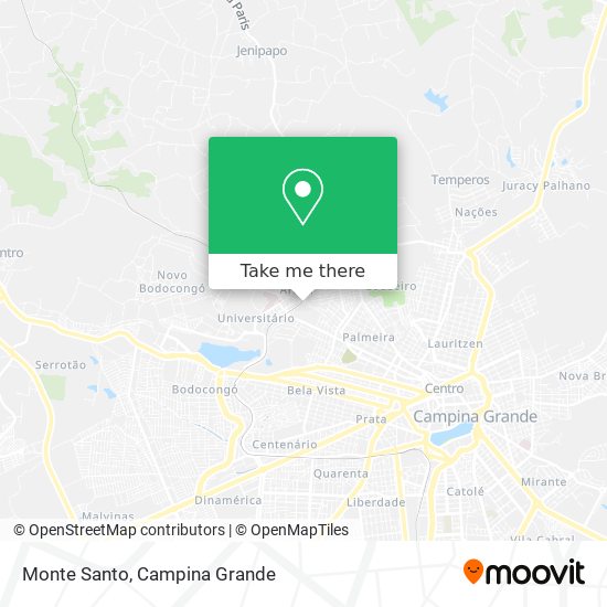 Monte Santo map