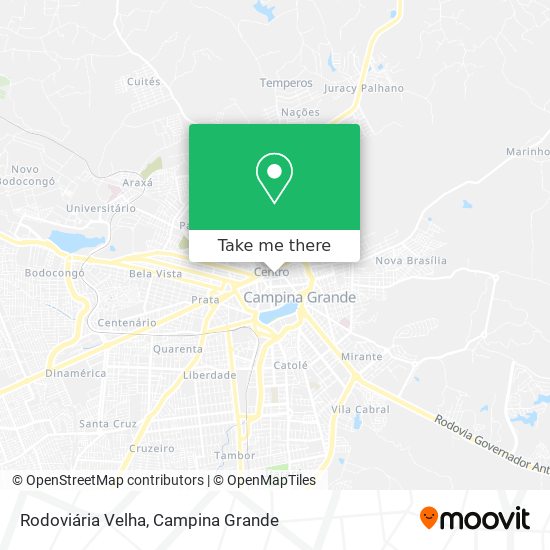 Rodoviária Velha map