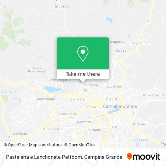 Pastelaria e Lanchonete Pettbom map