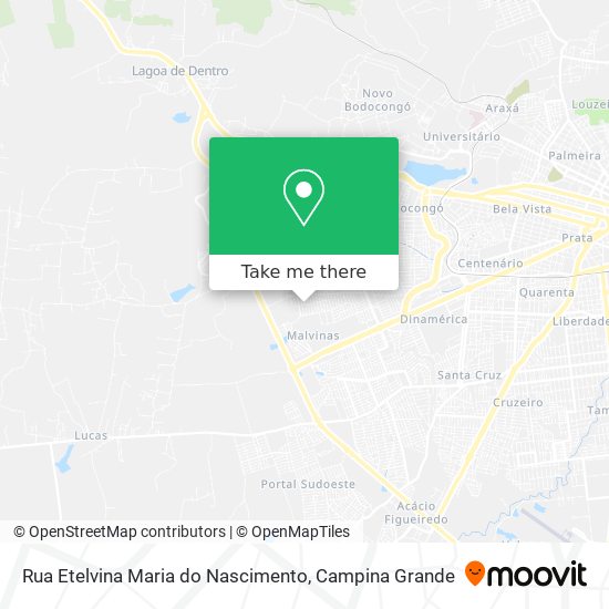 Rua Etelvina Maria do Nascimento map