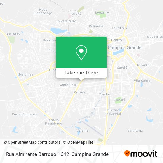 Rua Almirante Barroso 1642 map