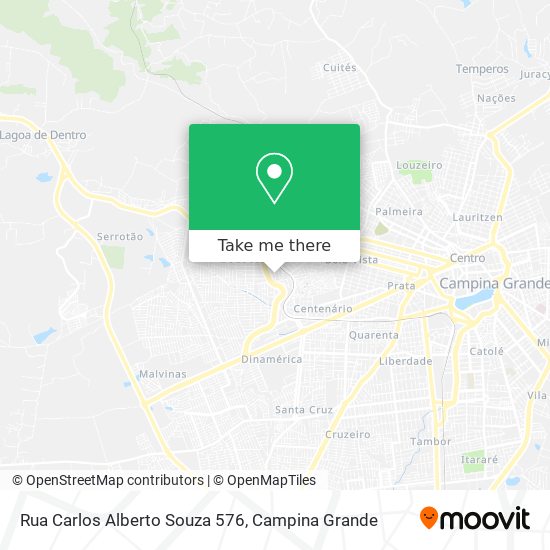 Rua Carlos Alberto Souza 576 map