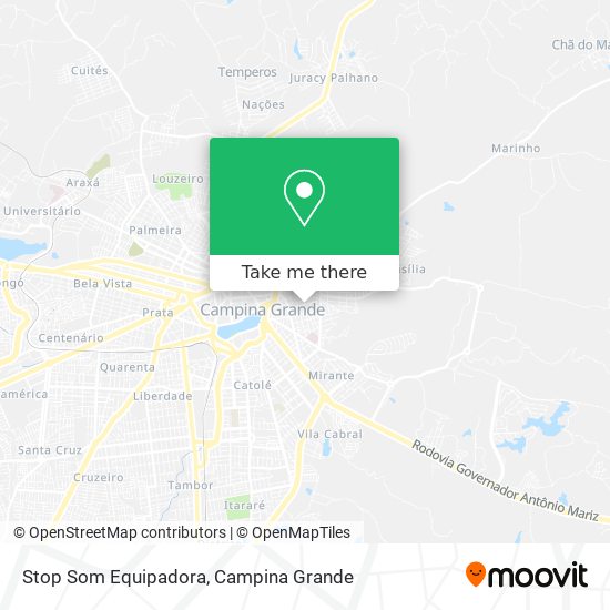 Mapa Stop Som Equipadora