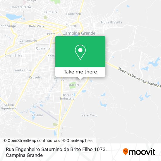 Rua Engenheiro Saturnino de Brito Filho 1073 map