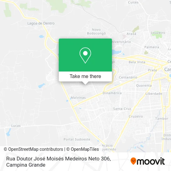 Rua Doutor José Moisés Medeiros Neto 306 map