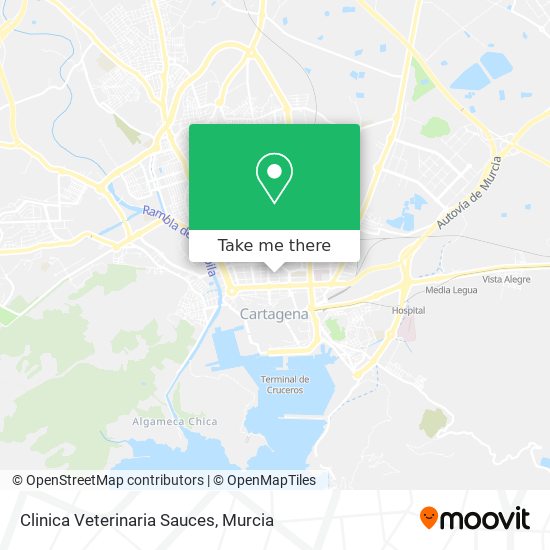 Clinica Veterinaria Sauces map