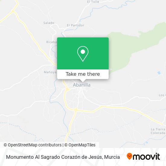 Monumento Al Sagrado Corazón de Jesús map