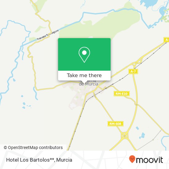 Hotel Los Bartolos** map