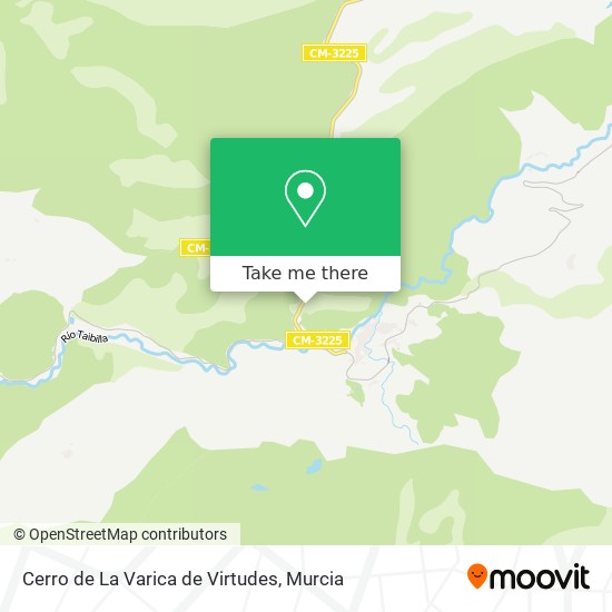 Cerro de La Varica de Virtudes map