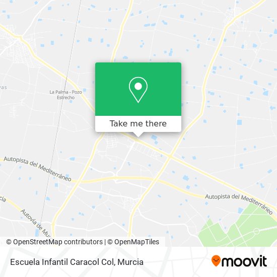 Escuela Infantil Caracol Col map