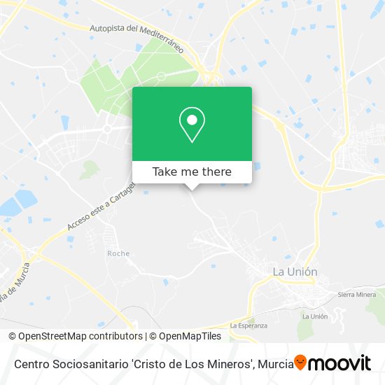 Centro Sociosanitario 'Cristo de Los Mineros' map