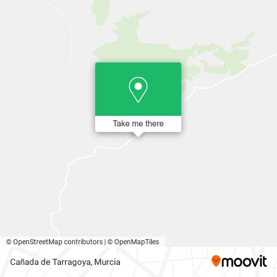 Cañada de Tarragoya map