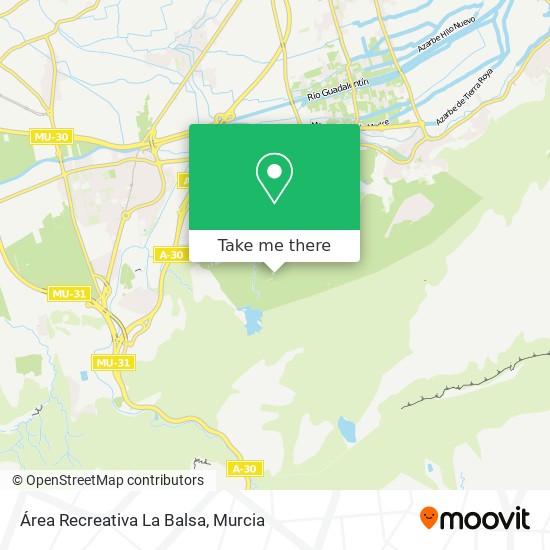 Área Recreativa La Balsa map
