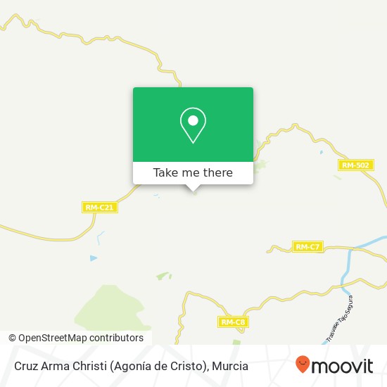 Cruz Arma Christi (Agonía de Cristo) map