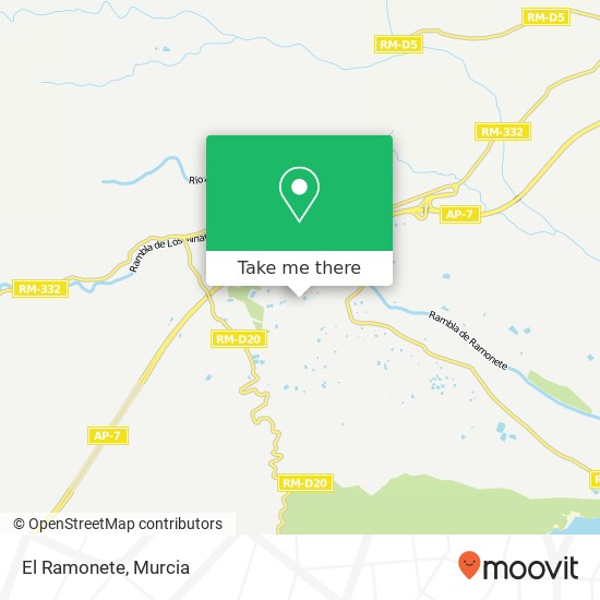 El Ramonete map