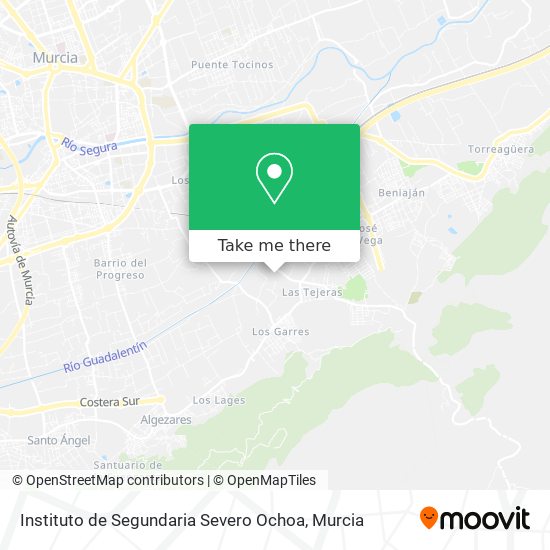 mapa Instituto de Segundaria Severo Ochoa