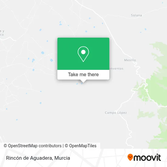 Rincón de Aguadera map