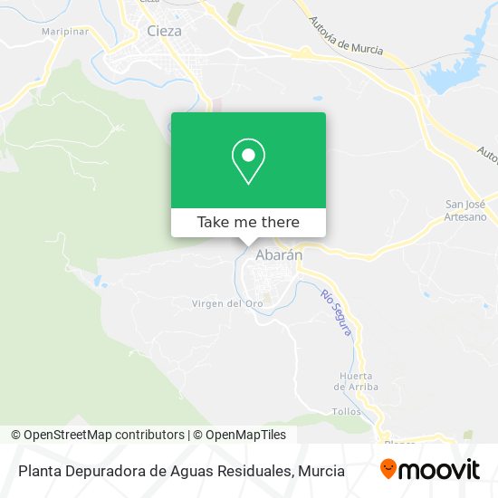 Planta Depuradora de Aguas Residuales map