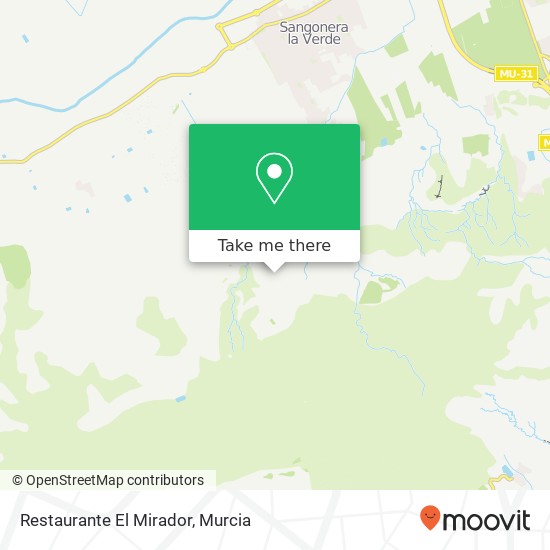Restaurante El Mirador map