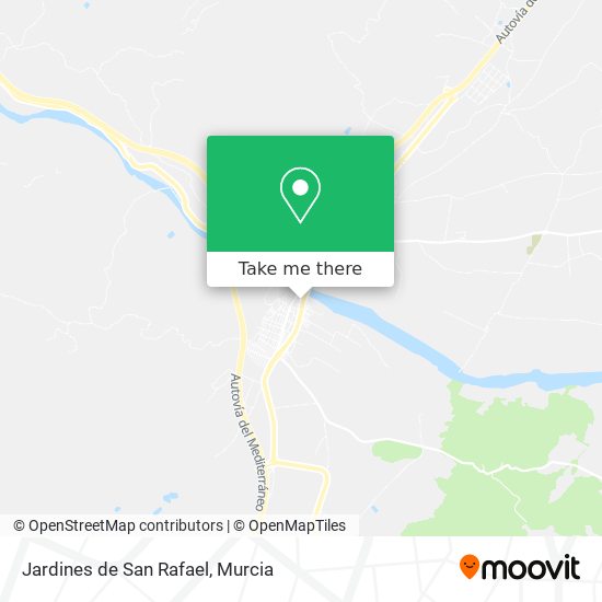 Jardines de San Rafael map