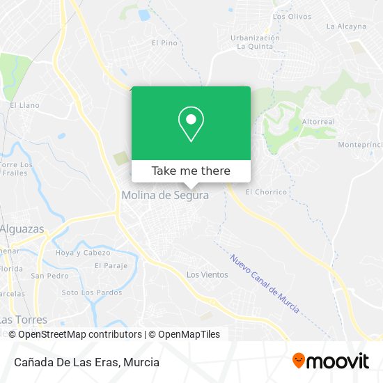 mapa Cañada De Las Eras