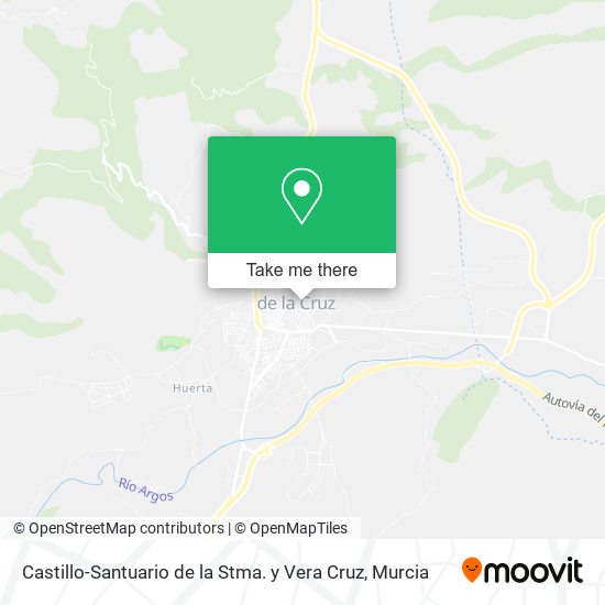 Castillo-Santuario de la Stma. y Vera Cruz map