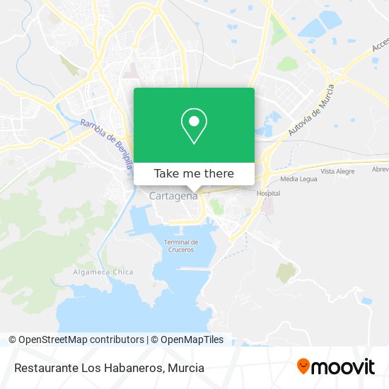 Restaurante Los Habaneros map