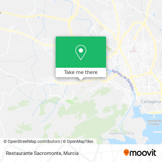 mapa Restaurante Sacromonte