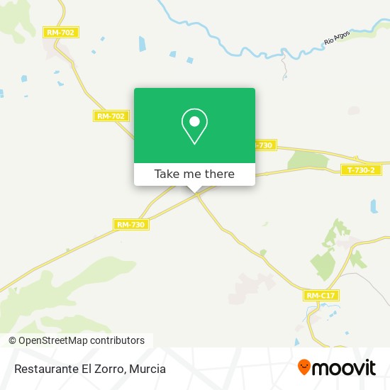Restaurante El Zorro map