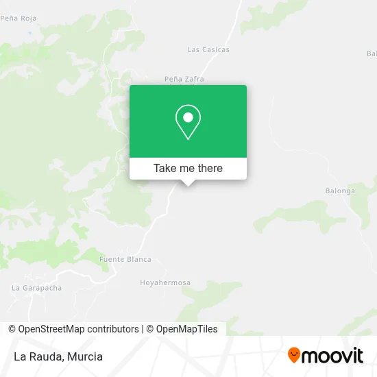 La Rauda map