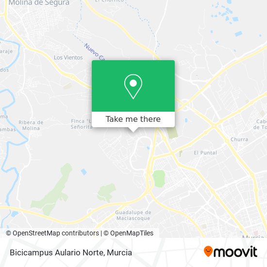 Bicicampus Aulario Norte map