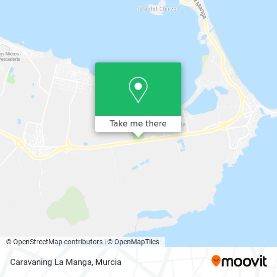 Caravaning La Manga map