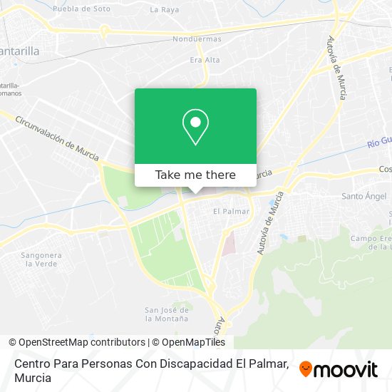 Centro Para Personas Con Discapacidad El Palmar map