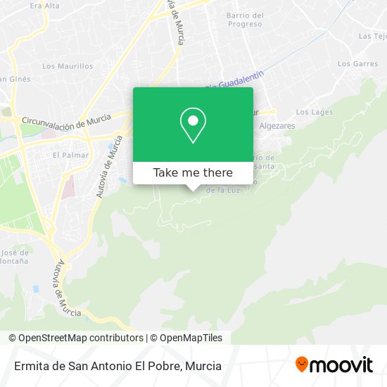 Ermita de San Antonio El Pobre map