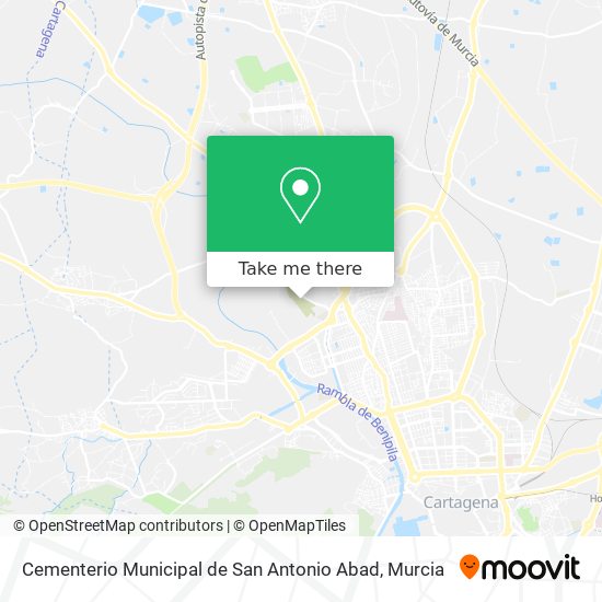 Cementerio Municipal de San Antonio Abad map