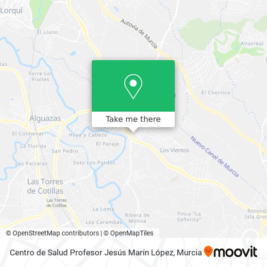 Centro de Salud Profesor Jesús Marín López map