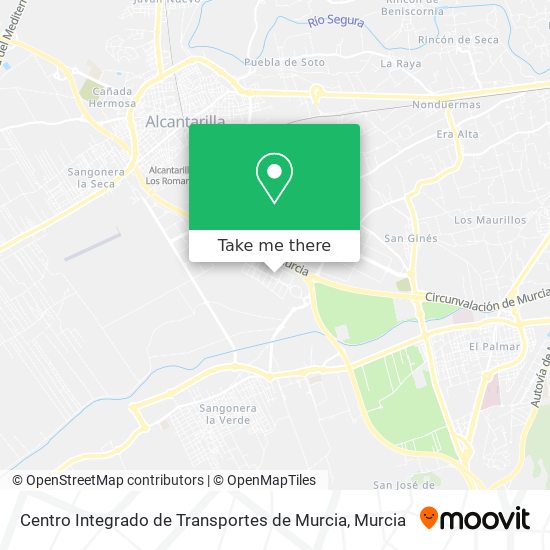 Centro Integrado de Transportes de Murcia map
