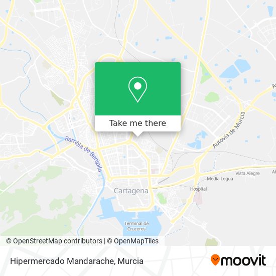 Hipermercado Mandarache map