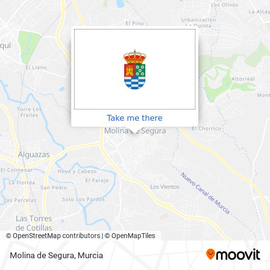 Molina de Segura map