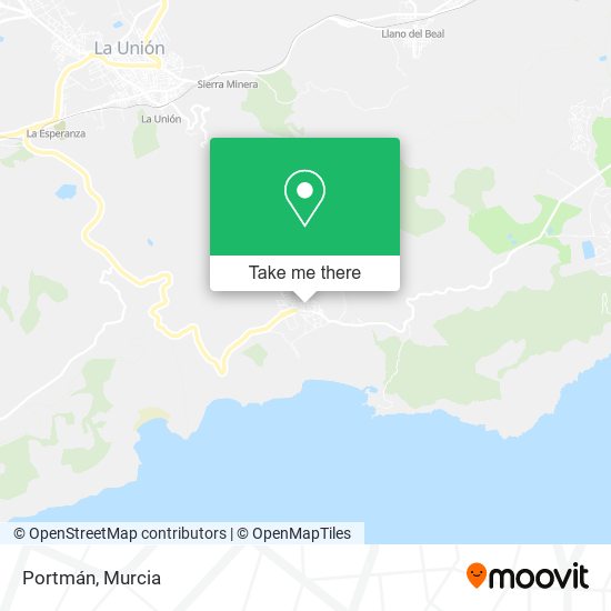 mapa Portmán