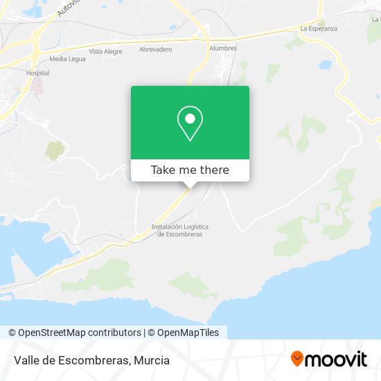 mapa Valle de Escombreras