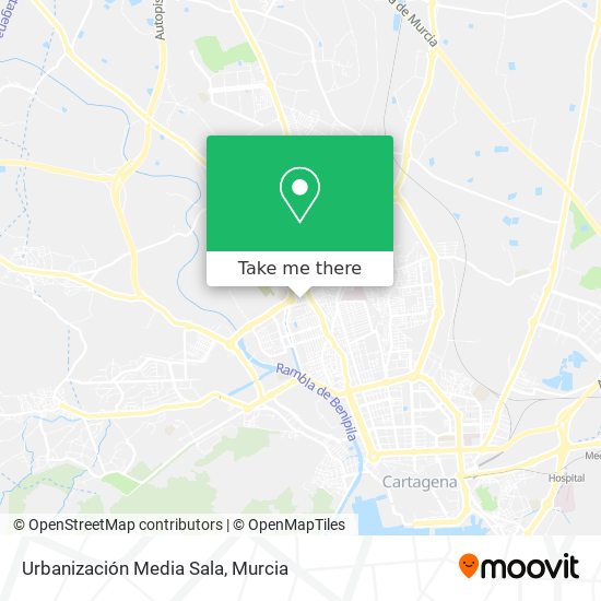 Urbanización Media Sala map